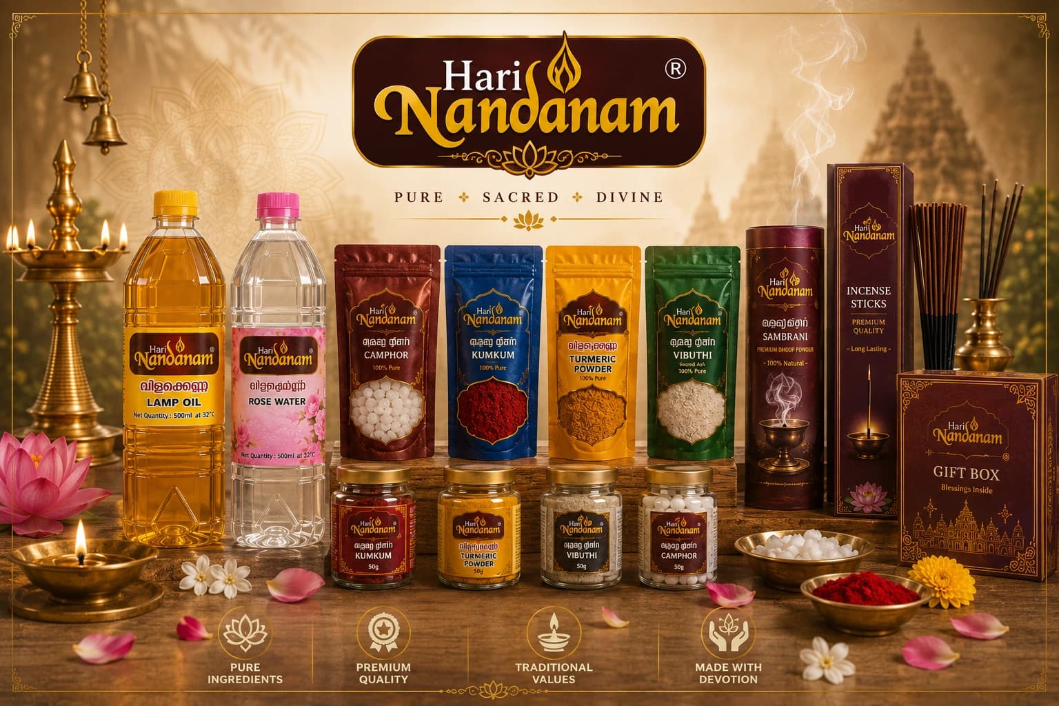Hari Nandanam Product Range